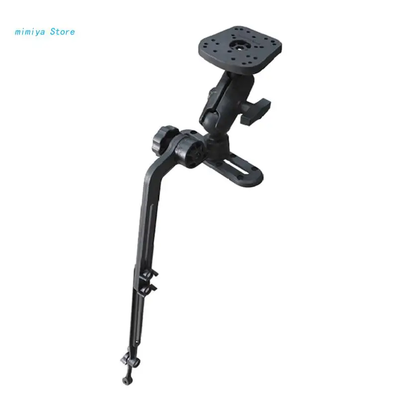 

Kayak Transducer Mounting Arm Marine Electronics Ball Mount Base Adapter for Fish Finder