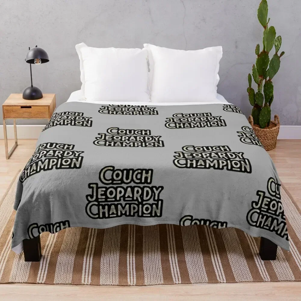 Забавный чемпионат alex trebek Couch Jeopardy Champion подарки на праздник дружбы момент. Одеяло