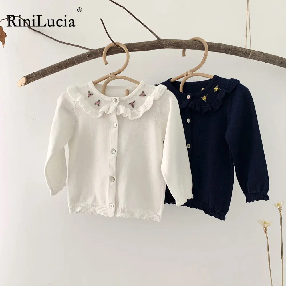 

RiniLucia Baby Sweater Girls Cardigan Newborn Baby Girls Sweater Coat Knit Baby Clothes Toddler Baby Cardigan Jacket Coat