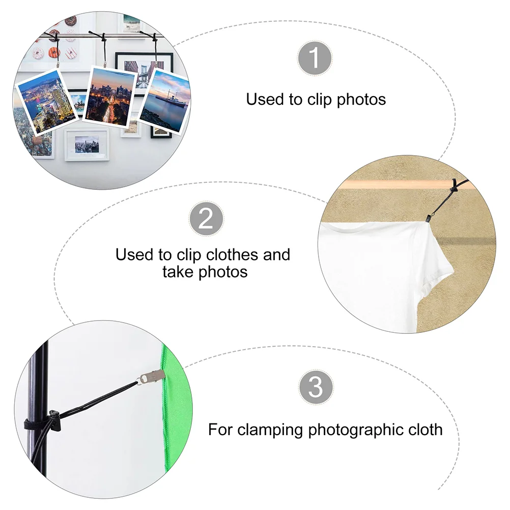 Зажимы для фона держатель из ткани Rhoto зажимы фотосъемки держатели черный пресс