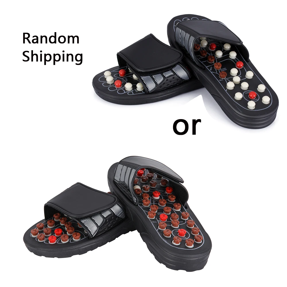 

Foot Spa Massage Foot Reflexology Acupuncture Therapy Massager Walking Stone Shoes Acupuncture Pebble Massager Sandals