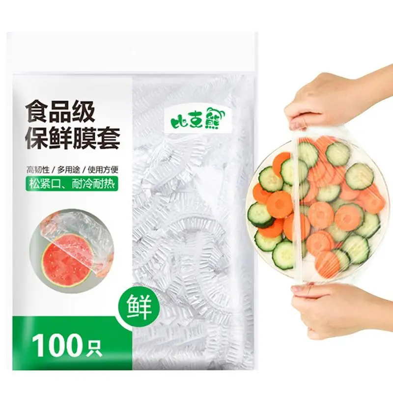 

Wrap Bowl Cover Reusable Food Vegetable Fresh Keeping Covers Elastic Bowl Covers Wraps For Food Multifunctional Kitchen Wraps