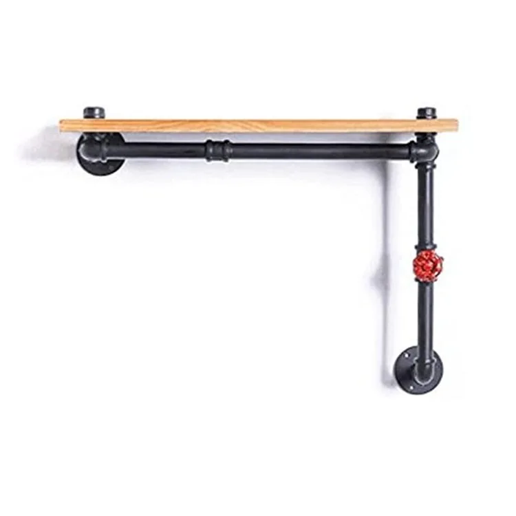 

Винтажный металлический Железный кронштейн, Полка на стену, бытовая антикварная промышленная настенная подвесная стойка для труб