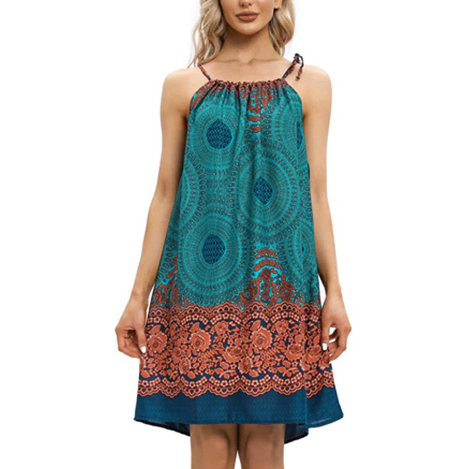 Mini Dresses for Women Party Night Skirt Womens Skirt Summer Dress Sunscreen Mini Bohemian And Beach Spring Juniors Dresses