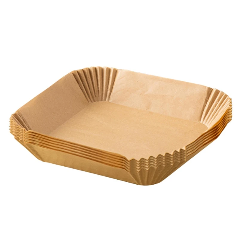 

Одноразовые бумажные вкладыши для фритюрницы, 50 шт., антипригарная силиконовая бумага для выпечки 53CA