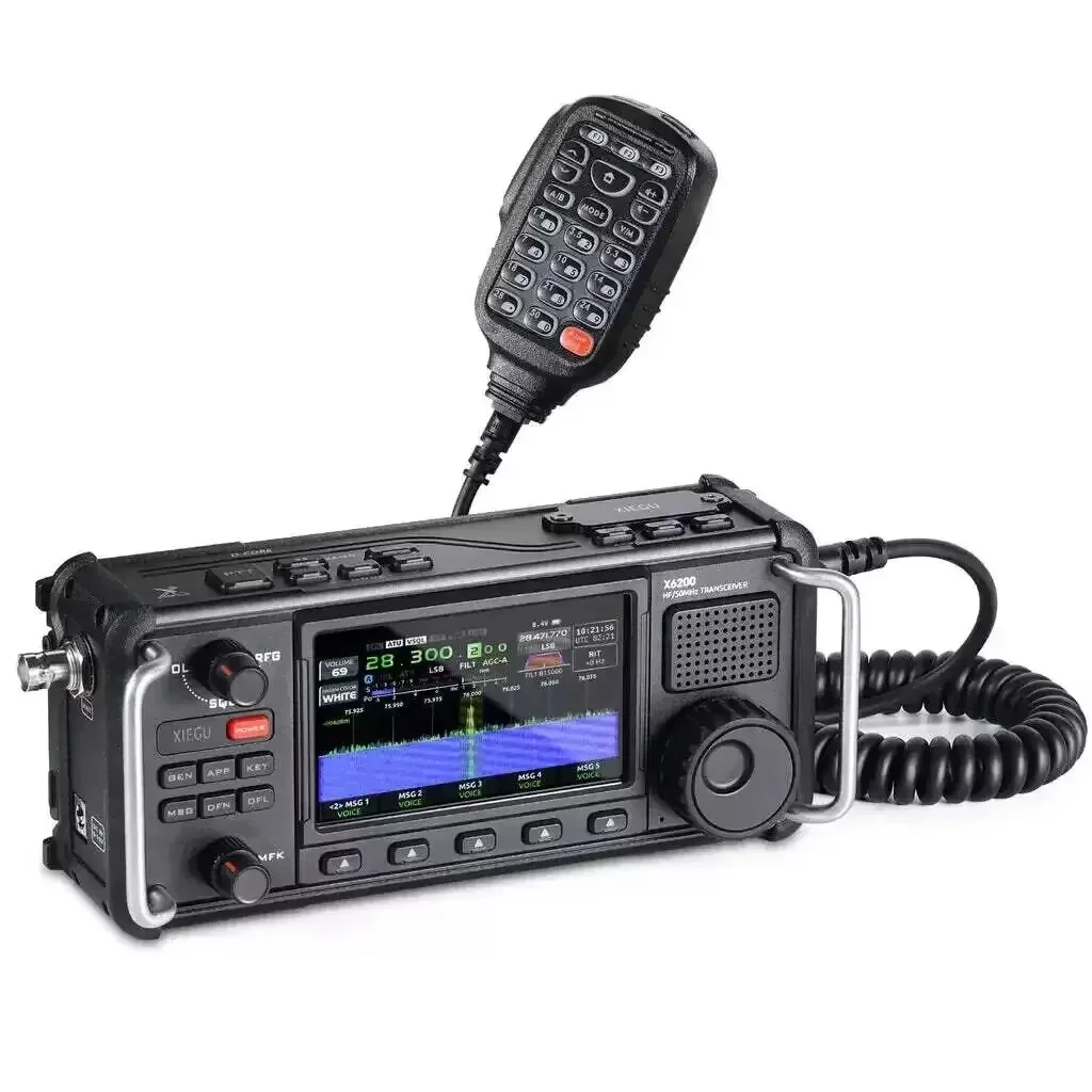 Фото Портативное коротковолновое радио + экран X IE GU X6200 SDR HF/50 МГц полнорежимное SSB/CW/AM/FM №1