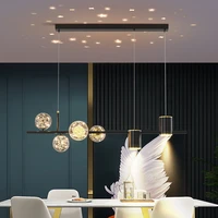 nordic light luxury led restaurant chandelier bedroom indoor lighting fashion creative bar star chandelier ceiling lamp