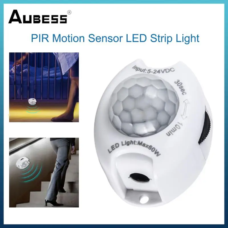 

Motion Sensor Light Automatic PIR Motion Sensor LED Strip Light Module IP44 Movement Transducer Night Lights With Timer Function