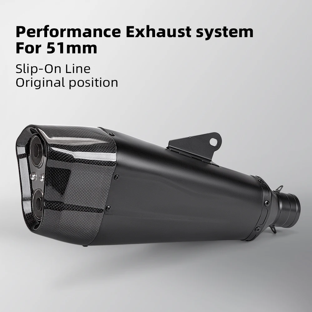 Модифицированная выхлопная труба мотоцикла Z400 R3 CBR650 MT09 K165 универсальная задняя