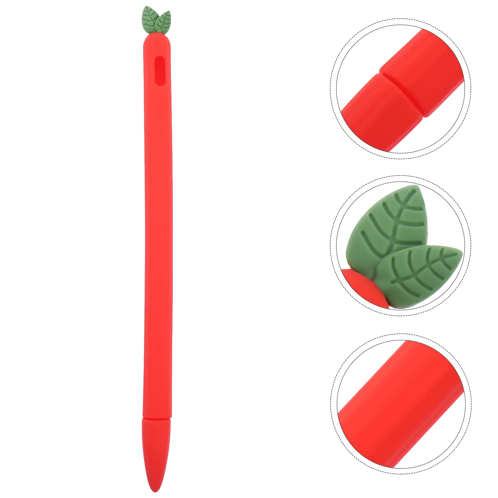 

Stylus Case Silicone Sleeve Pennis Anti-fall Cover Carrot Protector Silica Gel Protective