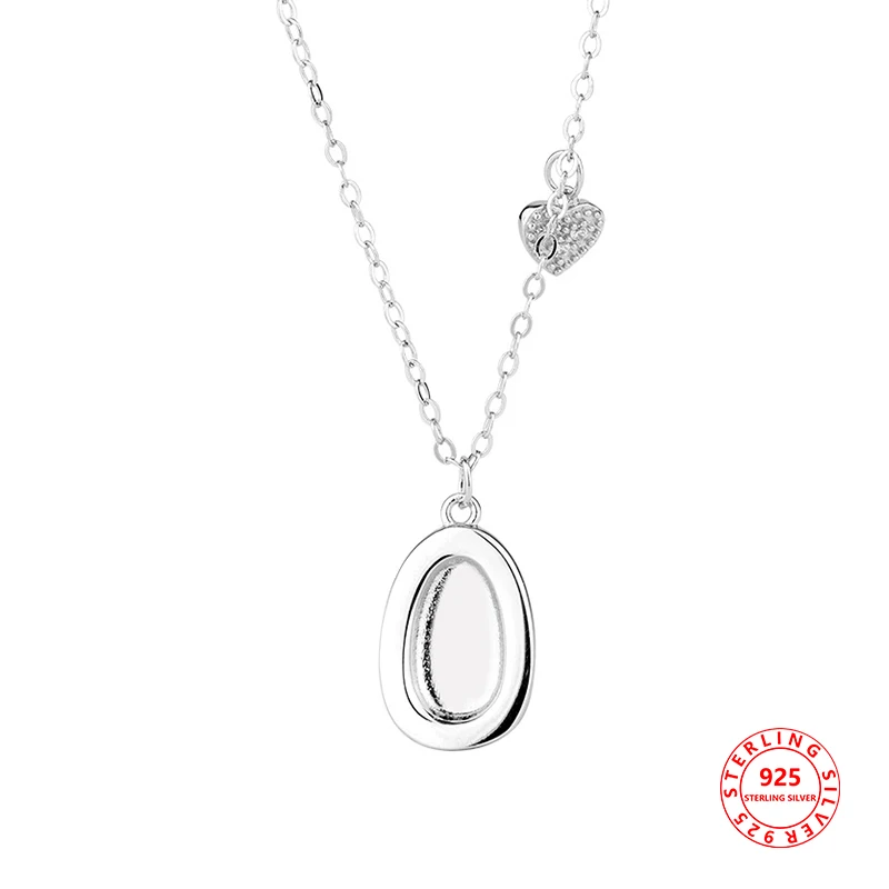 

Necklace For Women 925 Sterling Silver Jewelry Real Certified Chain Luxury Designer Pendant Chokers Accessories Wholesale
