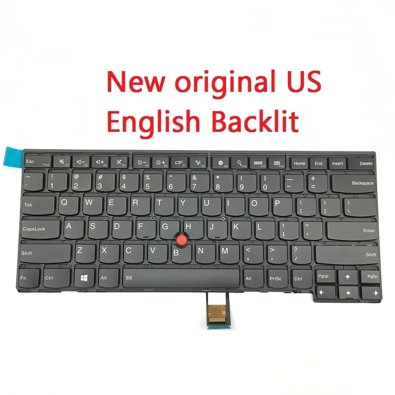 

English Backlit Keyboard For Lenovo Thinkpad T431S T440 T450 T460 T440S T450S T440P Laptop US Backlight Teclado New/Orig 04X0101