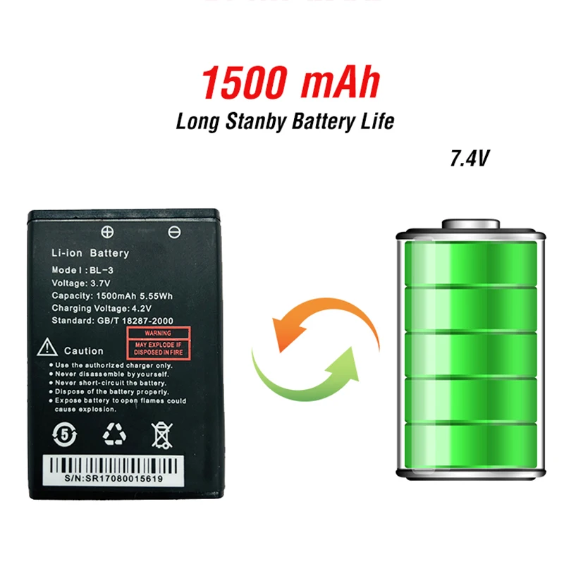 2pcs Baofeng Walkie Talkie UV-3R 136-174/ 400-470MHz Portable CB Ham Radio UV 3R Plus Dual Band Ham Radio Motorcycle Intercom