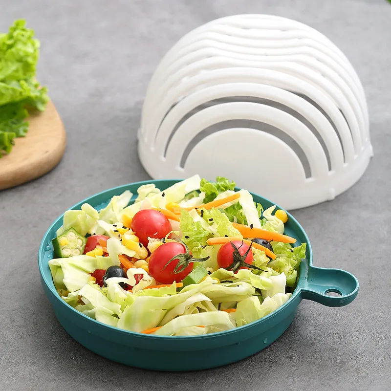 

Chopper Vegetable Salad Cutter Cutting Bowl Vegetable Slices Cut Fruit for Kitchen Tools Accessories Gadgets Kitchen Items