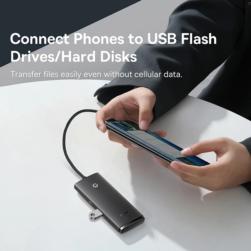 USB-концентратор Baseus 4 в 1 USB Type C на Multi 3 0 |