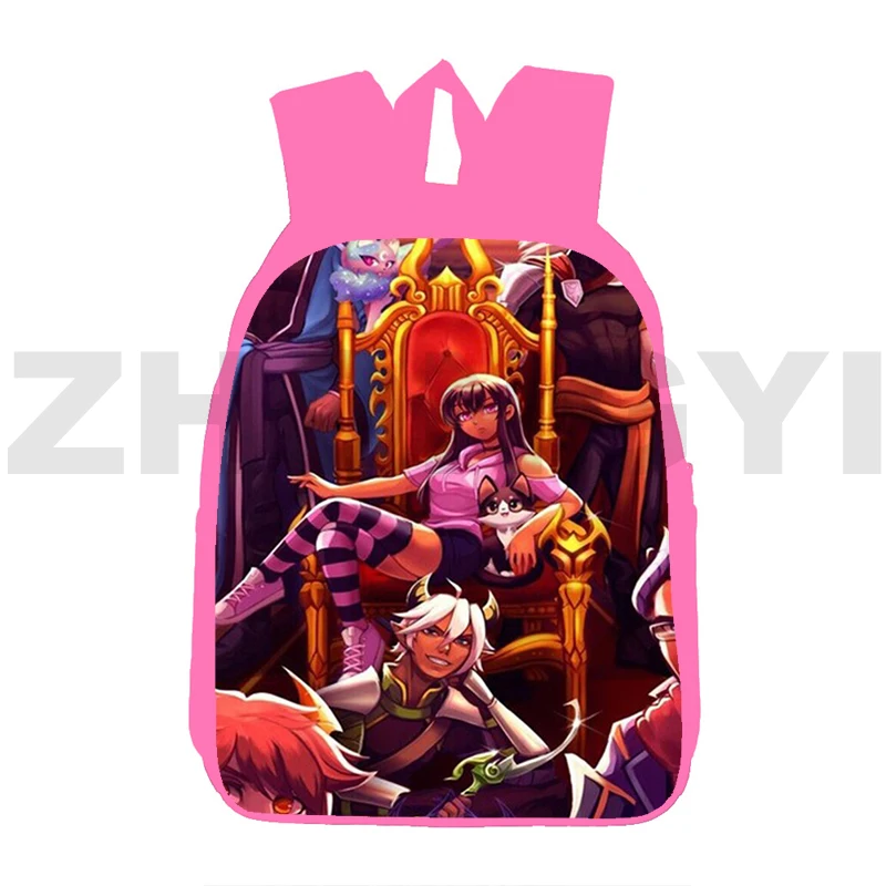 

3D Anime Kawaii Aphmau Backpacks 12/16 Inch Pink As A Cat School Bags for Teenager Girls Cute Bookbag Student Women Bag Travel