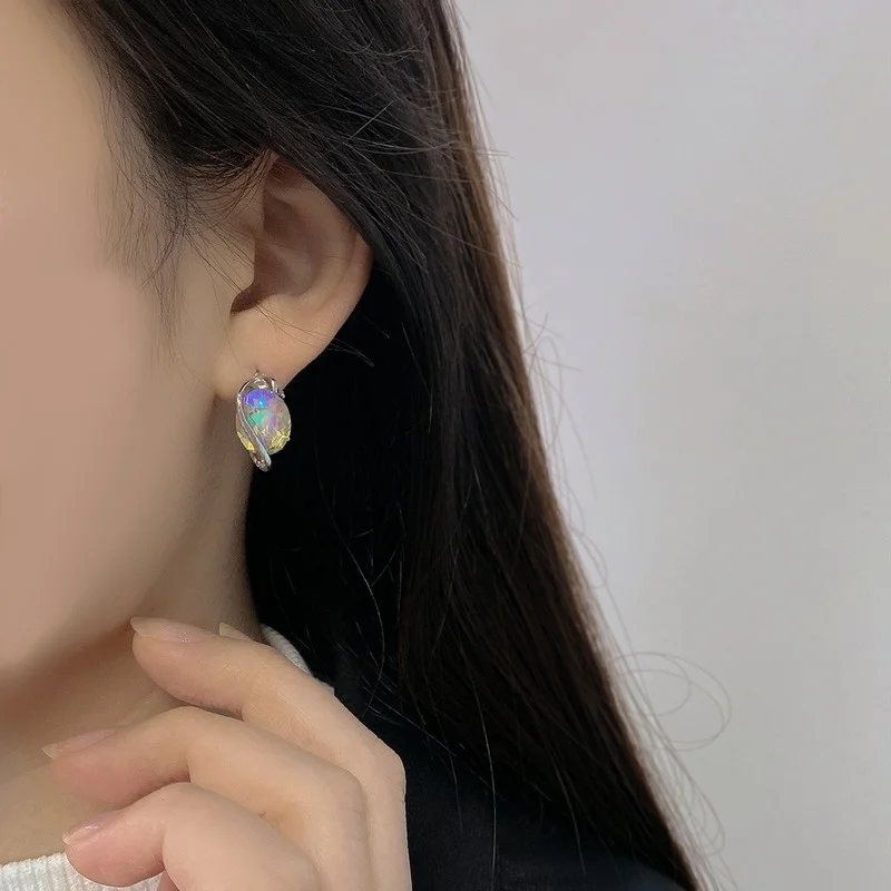 

Женские блестящие женские светильник Роскошные модные подвески милые серьги из цинкового сплава