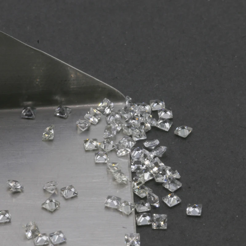 

Natural White Sapphire Square 2.5x2.5mm A Quality Can be Inlaid with Jewelry Necklaces Pendants Rings Factory Wholesale