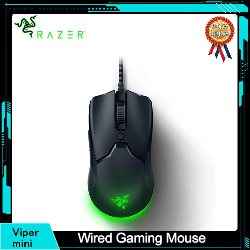 

Razer Viper Mini Ultralight Gaming Mouse Chroma RGB Underglow Lighting 6 Programmable Buttons 8500 DPI Optical Senso Pc Gamer