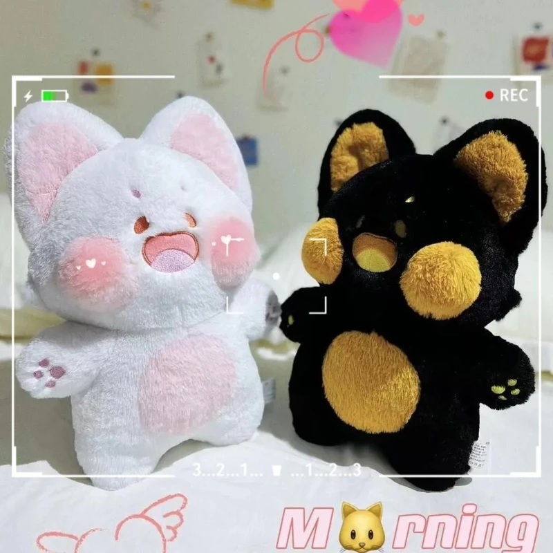 

30/40cm Dudu Cat Doll Plush Toy Kawaii Fox Stuffed Plushie Soft Kitten Wings Cotton Sofa Cushion Pillow Kids Baby Lovely Gift