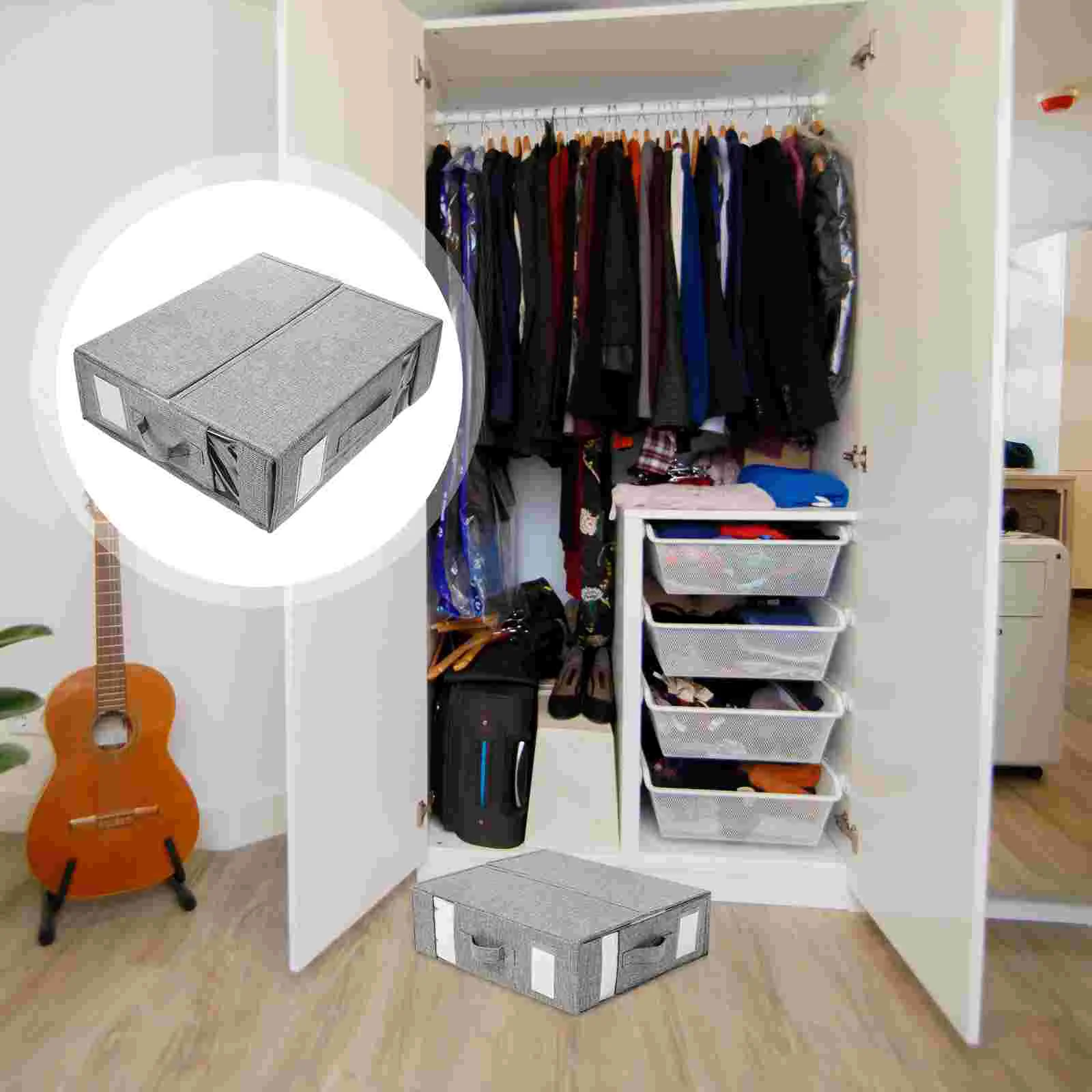 

Bedding Storage Clothes Organizer Folding Container Blanket Closet Foldable Pillow Case