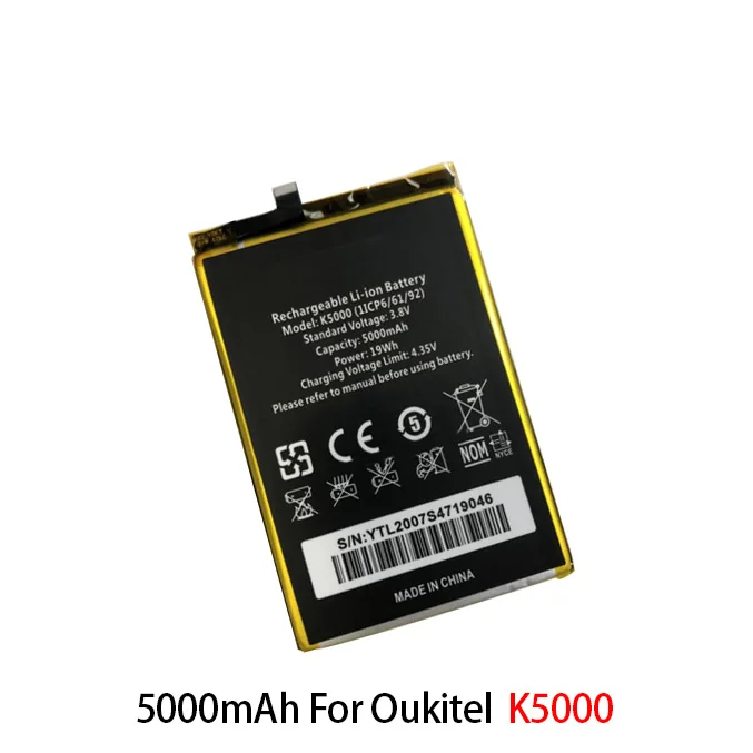 battery For Oukitel K3 K3plus K5 K6 K7 K10 K4000 K5000 K6000 K8000 K10000 Pro plus max High Quality Bateria Li-Polymer Batterie |