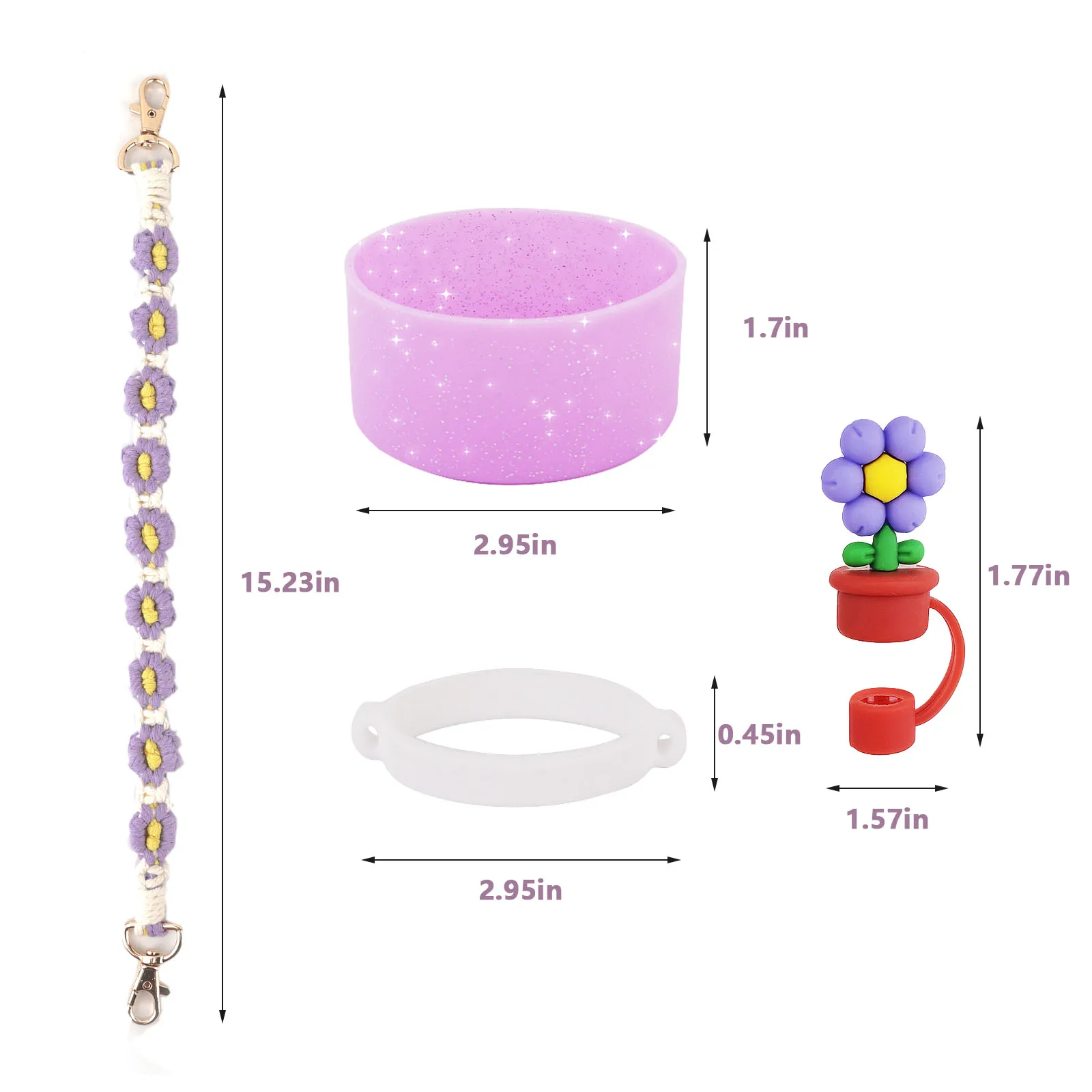 Набор Из 5 Аксессуаров Для Бутылок С Водой Stanley — 1 Ремешок Бутылки Рукав