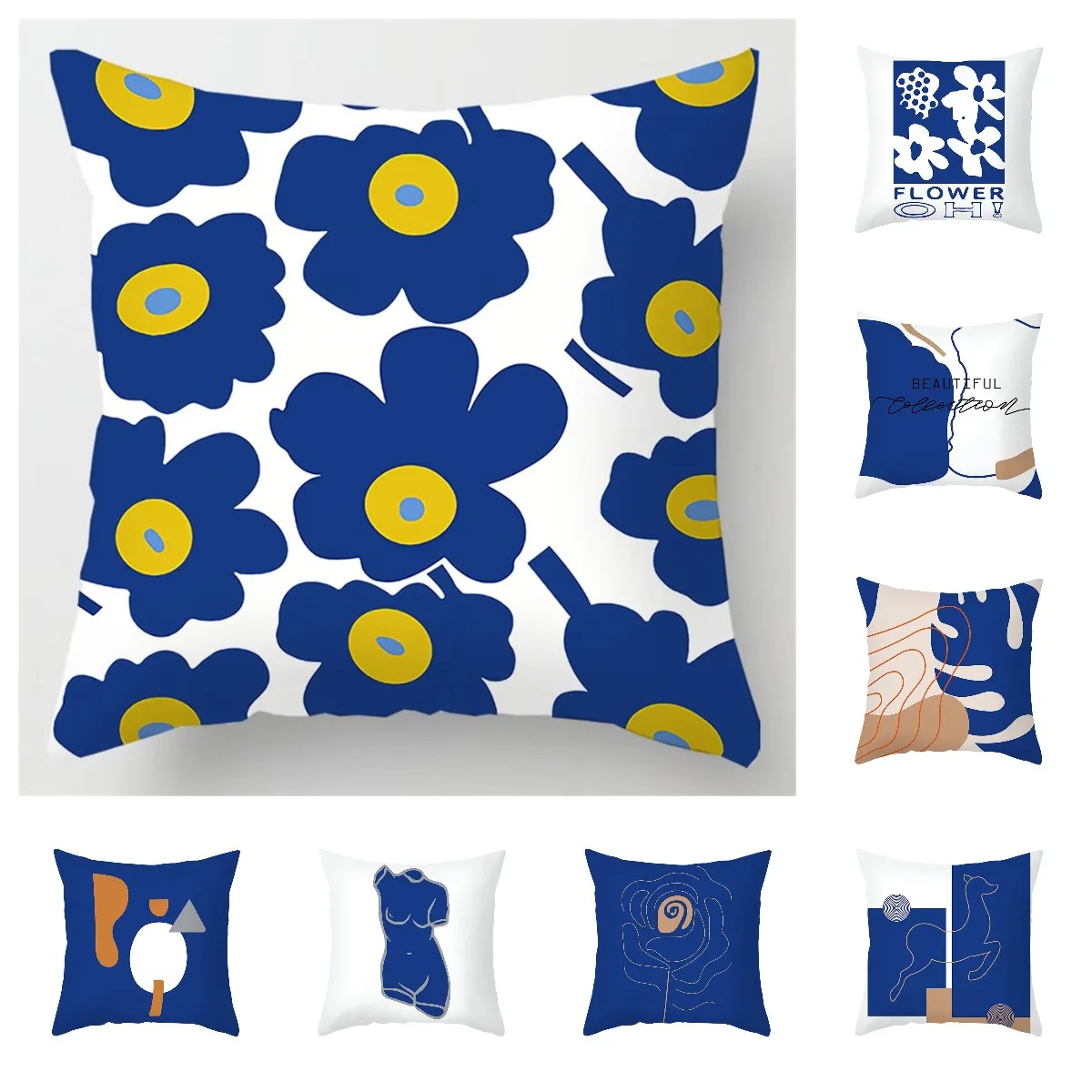 

Klein Blue чехол для подушки в скандинавском стиле, Модный чехол для подушки, 1 шт. персиковый; Кожа, вельвет, чехол для подушки 45*45 см