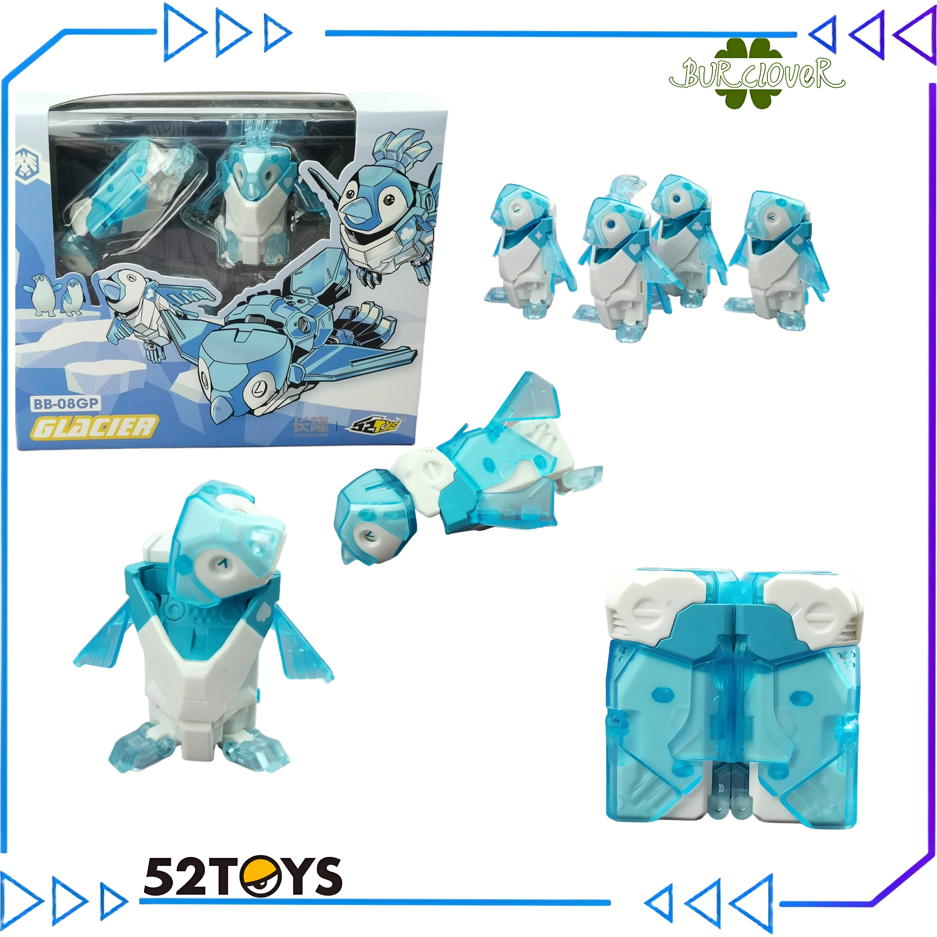 Фото ОРИГИНАЛЬНЫЙ 52 ИГРУШКИ BEASTBOX BIRD CLAN BB-08GP МЕХАНИЧЕСКИЙ СЛЕЧОК ПИНГВИН ЖИВОТНАЯ ФИГУРКА РОБОТЫ ИГРУШКИ ДЛЯ ДЕТЕЙ ПОДАРОК №1