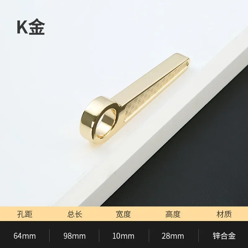 Ручки для кухонного шкафа мебели свисающая твердая цинковая дверная ручка