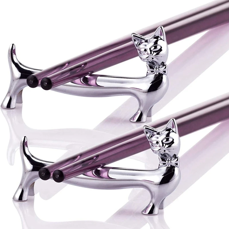 Упаковка из 5 шт. палочки для еды цинкового сплава ложка вилки ножи набор столовых