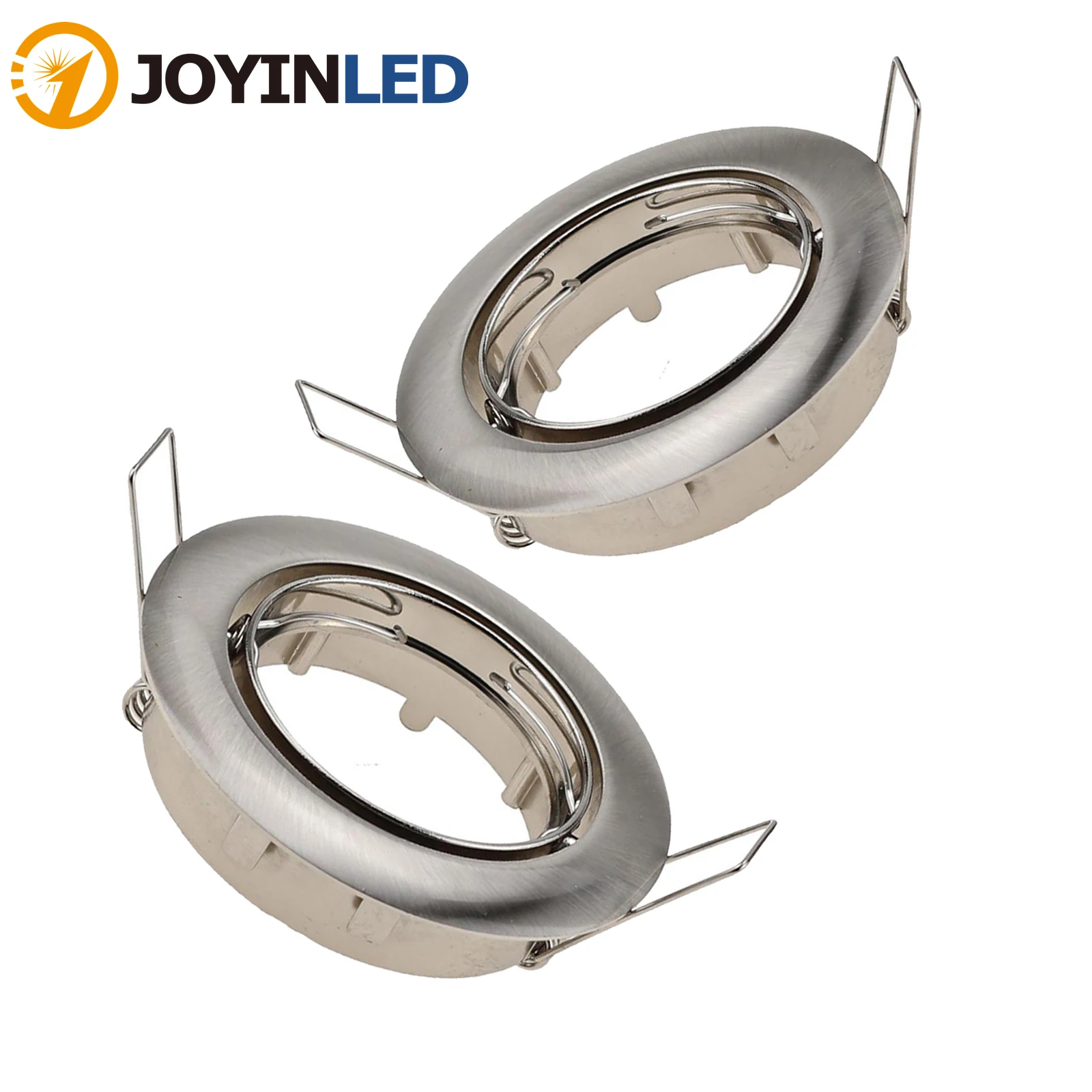 

4pcs Spotlight Frame Round LED Downlight Mounting Frame GU10/MR16 Recessed Ceiling Fixtures Fittings
