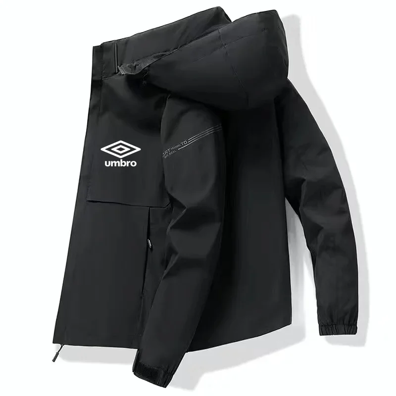 

Новинка 2023, мужская куртка с принтом Umbro, Высококачественная Мужская дышащая легкая куртка большого размера, осенняя куртка