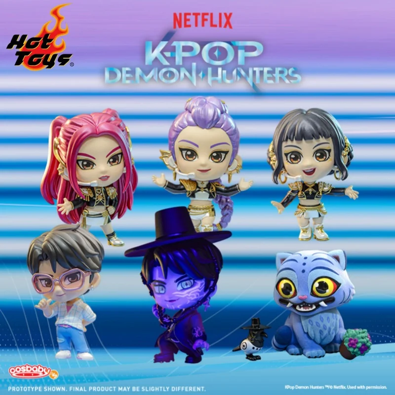 Фото Коллекционная мини-фигурка Hot Toys Cosbaby S: K-Pop айдолы Луми и Цинь Юй, ПВХ-фигурка для декора рабочего стола, для взрослых коллекционеров №1