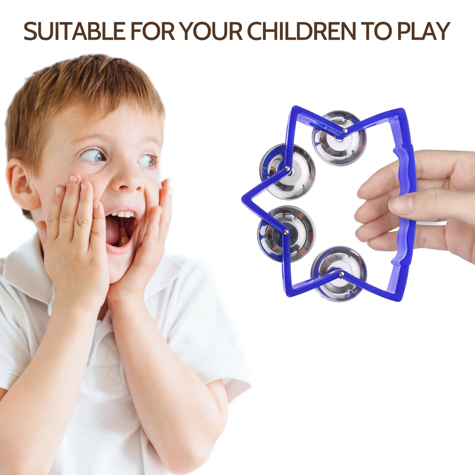 8 шт. колокольчики для детей трясущие музыкальные инструменты малышей детские