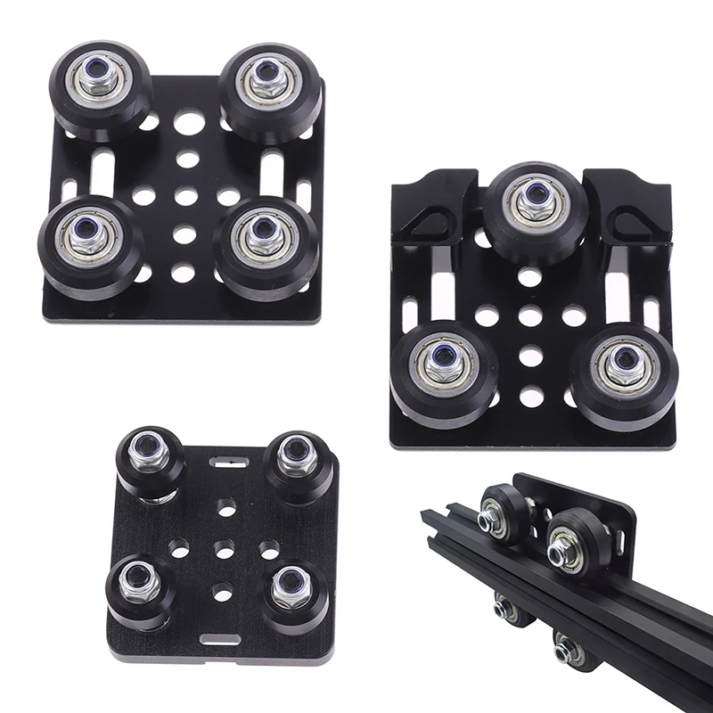 

3D Printer V Gantry Plat Set Slide Plate Pulley For 2020 /2040 V-slot Wheels