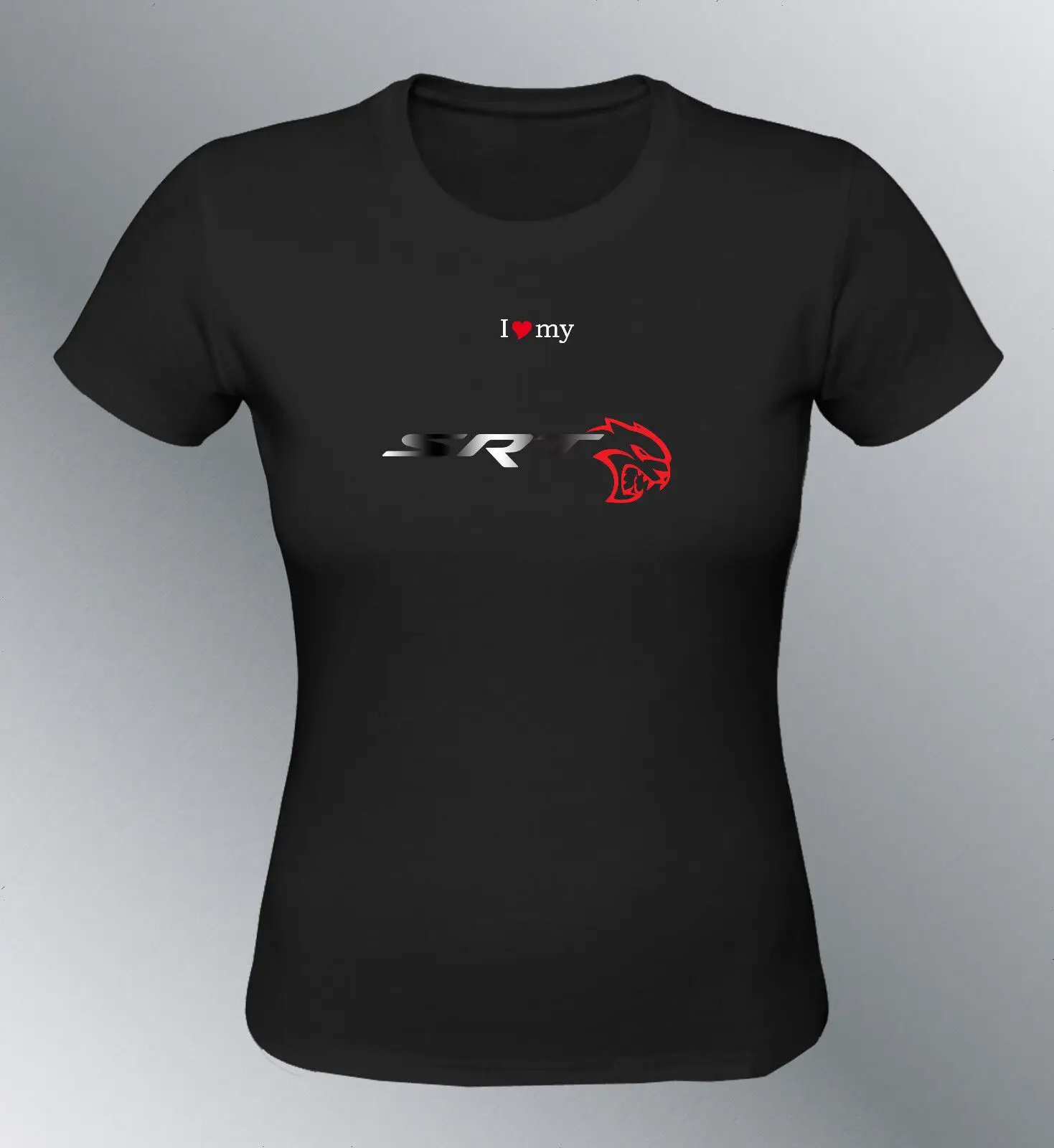 Женская футболка на заказ allenger SRT Hellcat S M L XL XXL