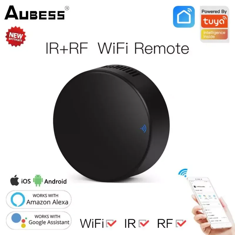 

WiFi RF+IR Remote Control Smart Infrared Remote For TV Air Conditioner RF/IR Appliances Support Alexa Home