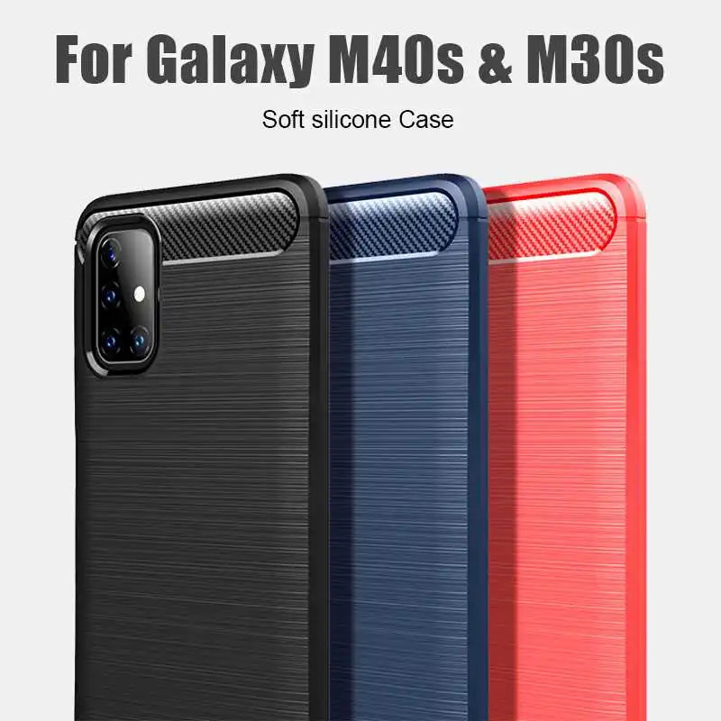 

Donmeioy Shockproof Soft Case For Samsung Galaxy M40s M30s Phone Case Cover