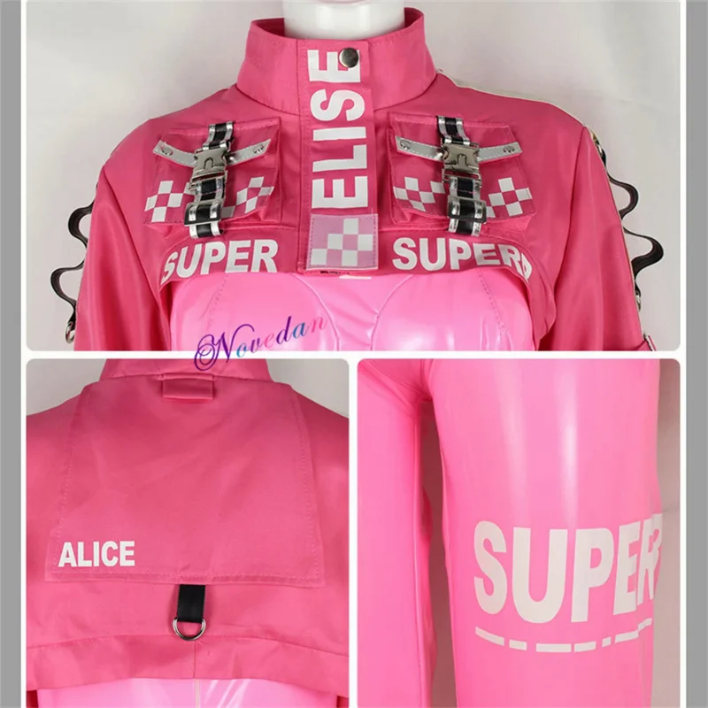 Костюм для косплея богини победы НИККЕ Элис латексный костюм-кошка пиджак