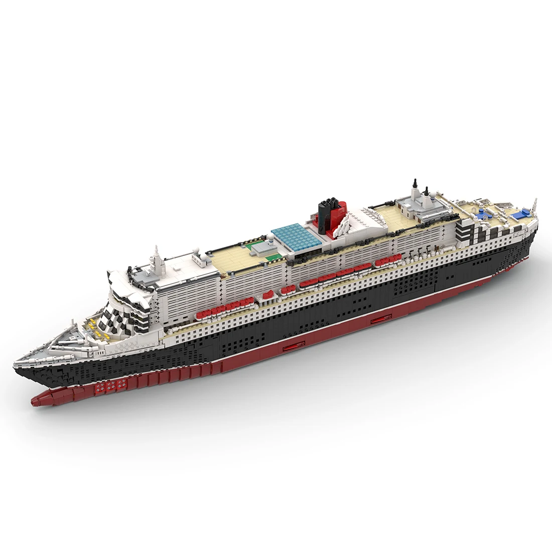 

Authorized MOC-110500 Cruise Ship Building Blocks MOC Set Bricks Toys For Kids Adults Gift - Static Version