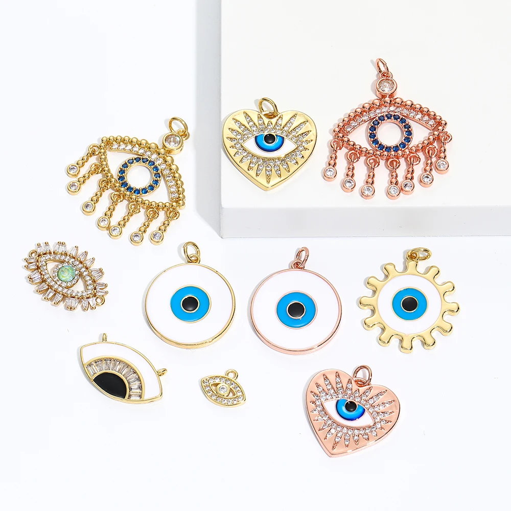 Очаровательные ювелирные украшения для глаз подвески сережек ожерелий