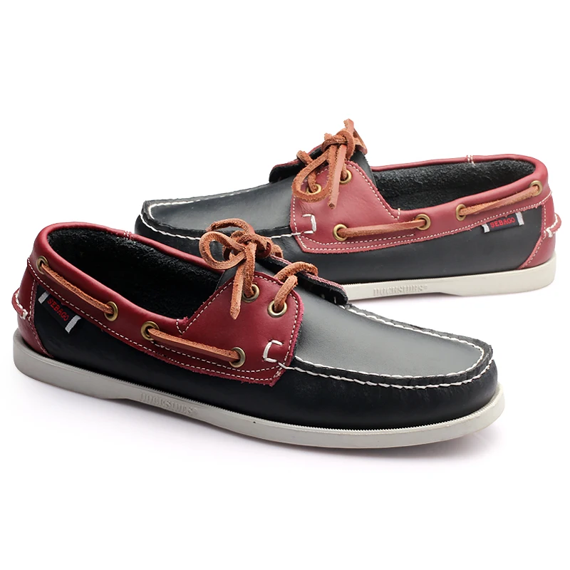 

SOLI2 England Men Flats Fashion Docksides Shoes Men Loafers Soft Lightweight Comfy Shoes Leather Men Casual Shoes S10340-S10346
