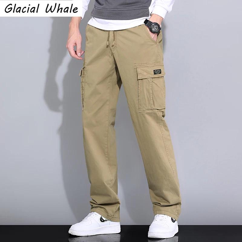 

GlacialWhale мужской грузовые брюки мужской стиль 2022 новый стиль бегун мужской хип - хоп японская уличная одежда одежда одежда длинные брюки трусики трусики трусики