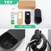 tey model3 car charging cable organizer wall mount connector bracket charger holder for tesla model 3 y x s 2022 accessories