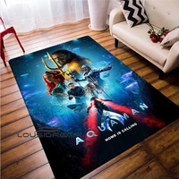 aquaman sci fi movie poster pattern soft carpet area carpet living room bedroom carpet anti slip dirt resistant door mat carpet