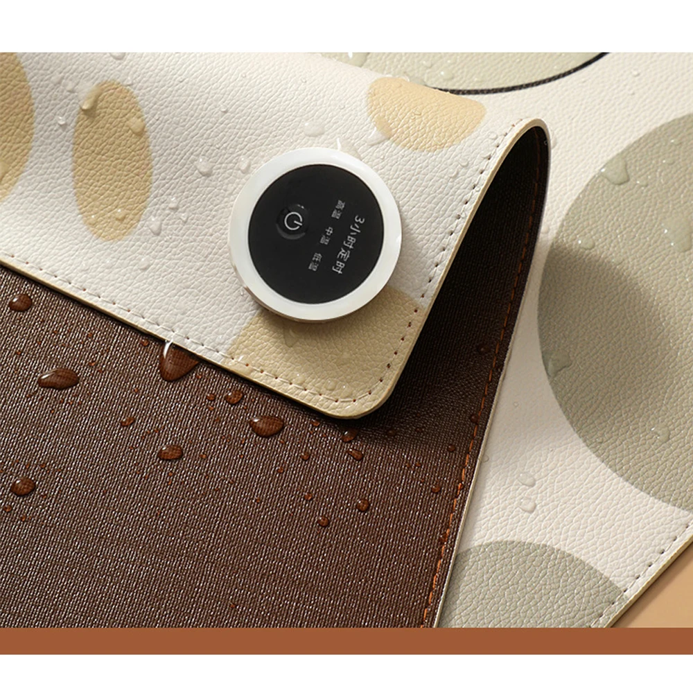 Duża inteligentna podgrzewana podkładka pod mysz śliczna elektryczna na biurko do podgrzewania dla studentów