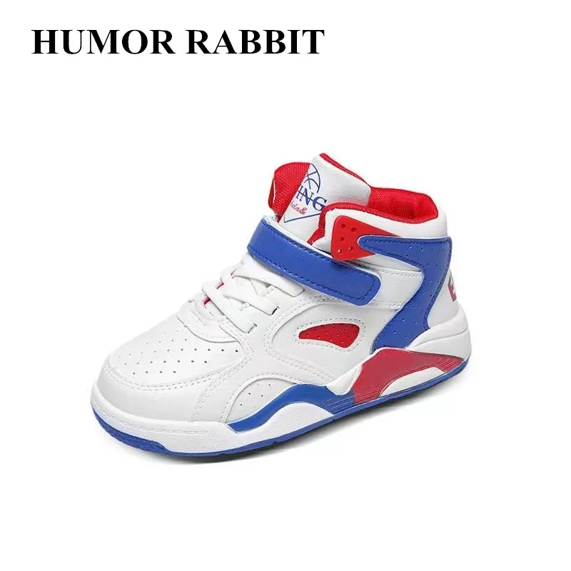 Autumn Winter Kids High-top Sneakers for Boys Girls Basketball Shoes Casual Sport Running Shoes Fashion Children Walking Shoes