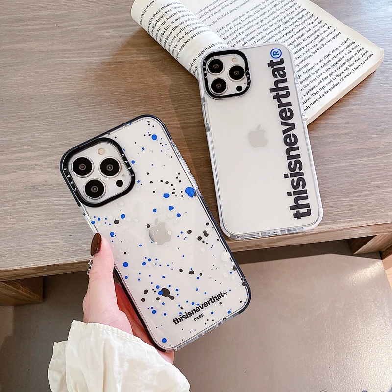 

INS Simple Letter Wave Point Bumper Silicone Soft Phone Case For iPhone 11 12 13 Pro Max 12Pro 13Pro XS Max X XR 7 8 Plus Cover