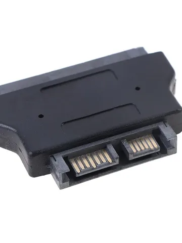 SATA адаптер SDJZT 7+15 на 7+6 22Pin-13Pin черный